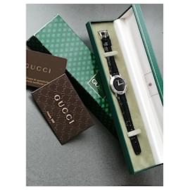 Gucci-gucci 3000M unisex wristwatch vintage RARE-Silver hardware