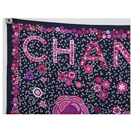 Chanel-Bufandas de seda-Multicolor