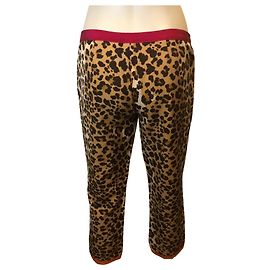 Moschino Cheap And Chic pantalones Moschino con estampado de leopardo Multicolor