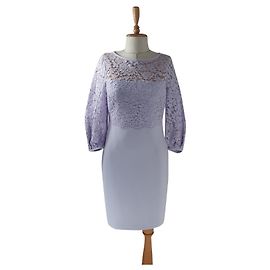Ralph Lauren Kleid Lila Baumwolle Lila