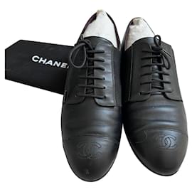 Chanel-Lace ups-Black