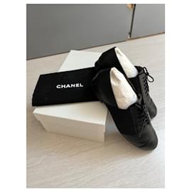 Chanel-Lace ups-Black