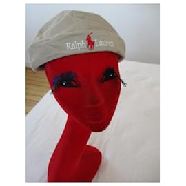 Ralph Lauren-Beige cotton bucket hat. mixed.-Beige