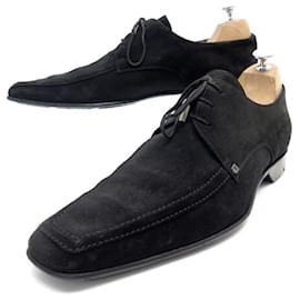 Chaussures habillées homme Louis Vuitton Paris à lacets noir SOLFERINO  DERBY taille 8,5 MT0168