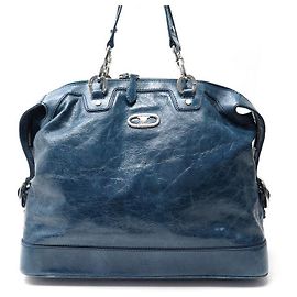Céline CELINE CABAS BORSA A MANO 35BORSA A MANO IN PELLE D'ANATRA CM Blu