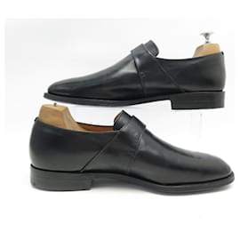 Church's-CHURCH'S SHOES LOAFERS WITH BUCKLE WESTBURY 8F 42 BLACK LEATHER SHOES-Black