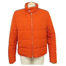 Hermès-NEW HERMES COAT DOWN JOCKEY M 48 ORANGE NEW JACKET COAT-Orange