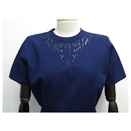 Louis Vuitton-NEW LOUIS VUITTON DRESS 1a0BRW L 42 IN NAVY BLUE VISCOSE NEW DRESS-Navy blue