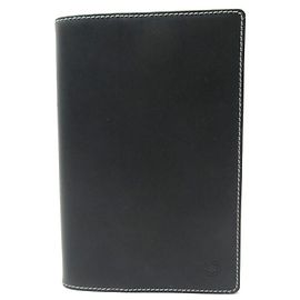 NEW MONTBLANC MEISTERSTUCK NOTEBOOK CASE 9527 BLACK LEATHER NOTE PAD CASE NEW Black