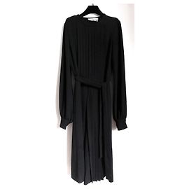 YVES SAINT LAURENT 2011 Tuta a gamba larga nera Nero