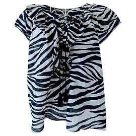 SéZane Sezane Zebrabluse Schwarz Weiß