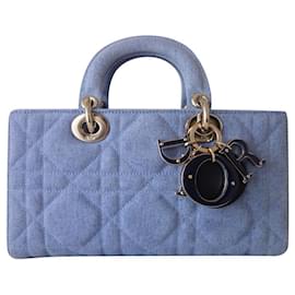 Dior-Bolso vaquero Dior Lady D'Joy-Azul