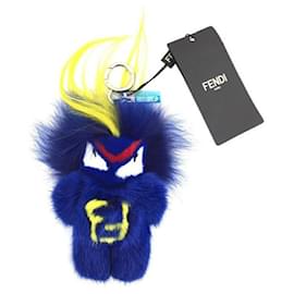 Fendi-Fendi Blue Peekaboo Monster Fur Doll Charm-Multiple colors