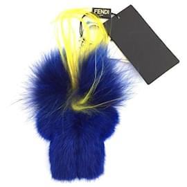 Fendi-Fendi Blue Peekaboo Monster Fur Doll Charm-Multiple colors