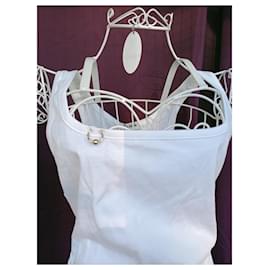Jean Paul Gaultier-Camiseta de tirantes colección marinera-Blanco