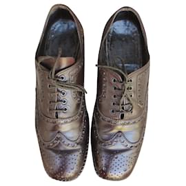 Autre Marque-zapatos brogue vintage Heyraud p 43-Marrón oscuro