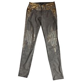 Pantalones vaqueros estampados Just Cavalli Gris Gris