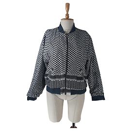 Cecilie Copenhagen Gefütterte Jacke Grau Baumwolle Grau