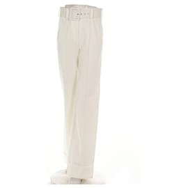 Victoria Beckham-Un pantalon, leggings-Blanc