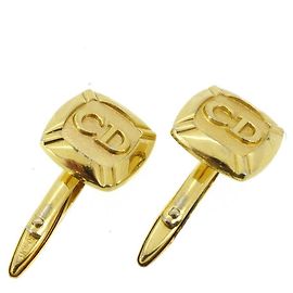 [Usato] Dior Gemelli da uomo Girevole CD Mark placcato oro oro Dior D'oro