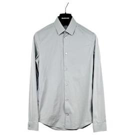 Balenciaga-BALENCIAGA Balenciaga long-sleeved shirt gray beige SIZE 37-Grey