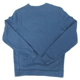 Balenciaga-[BALENCIAGA] Balenciaga Trainer Sweatshirts Long-sleeved Crew Neck Blue Cotton XS Tops Apparel Men's Women's Unisex-Blue