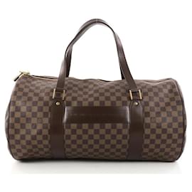 Louis Vuitton-2002 Golf Damier Ebene Cup Sac Polochon Duffle-Other
