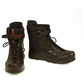 prada combat boots second hand