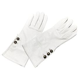 Gants Versace Blanc