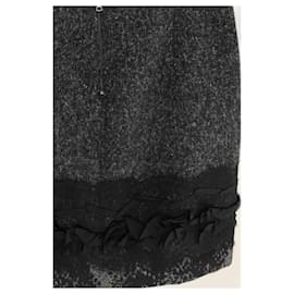 Autre Marque-mid-length skirt-Dark grey