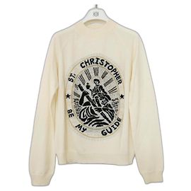 Christopher Kane SS17 St Christopher Jumper Cream
