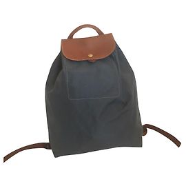 Longchamp pieghevole Marrone Blu navy