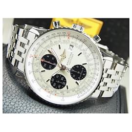 Breitling-BREITLING Old Navitimer Japan edition silver x black A132GJANP Mens-Black