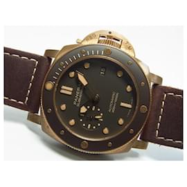 Panerai-PANERAI Submersible Bronzo 47 MM PAM00968 W series Mens-Brown