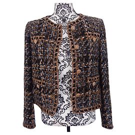 Veste Chanel tweed Noir Multicolore