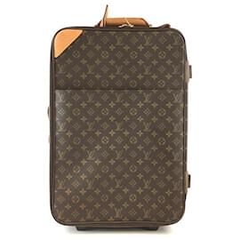 Louis Vuitton-Louis Vuitton Pegase Luggage 55 Monogram canvas-Brown