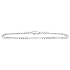 inconnue-Tennis line white gold diamonds.-Other