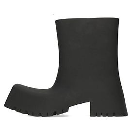 *Balenciaga / BALENCIAGA　 Size: 42 [TROOPER RUBBER BOOT] Trooper boots (black)  [Men] Black