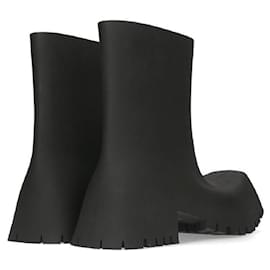Balenciaga-*Balenciaga / BALENCIAGA　 Size: 42 [TROOPER RUBBER BOOT] Trooper boots (black)  [Men]-Black