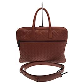 Bottega Veneta-*BOTTEGA VENETA ◆ Intrecciato / Business bag / 2way briefcase / Leather / BRW-Brown