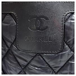 Chanel-* CHANEL Coco Cocoon Black x Bordeaux Tote Bag-Black,Other