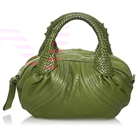 Fendi-Fendi Brown Spy Leather Handbag-Brown,Light brown