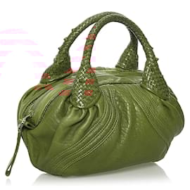 Fendi-Fendi Brown Spy Leather Handbag-Brown,Light brown