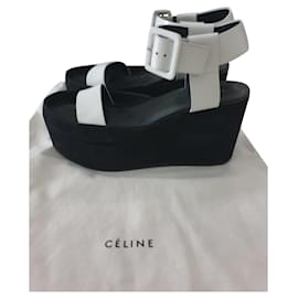 Céline-Sandals-White