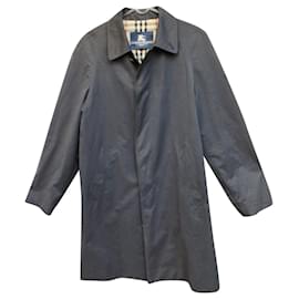 Burberry-Burberry men's raincoat size 3 (l)-Black