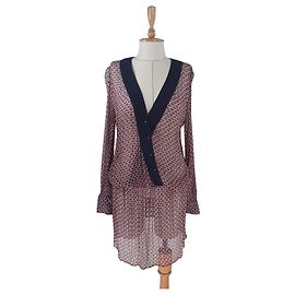Robe en soie Baum und Pferdgarten Multicolore