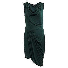 Bcbg Max Azria Vestido drapeado verde oscuro Verde
