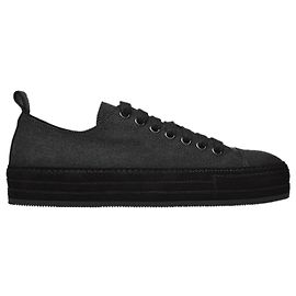 Ann Demeulemeester Baskets Gert en Cuir Gris Gris