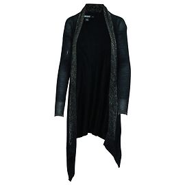 Dkny Suéter extragrande negro/dorado Negro