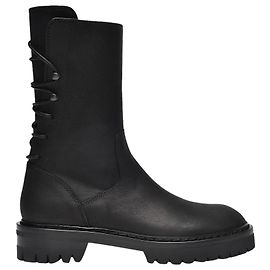 Ann Demeulemeester Louise Ankle Boots in Black Leather Black
